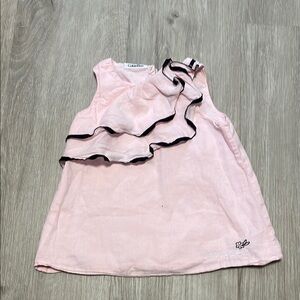 Calvin Klein Pink Ruffle Top